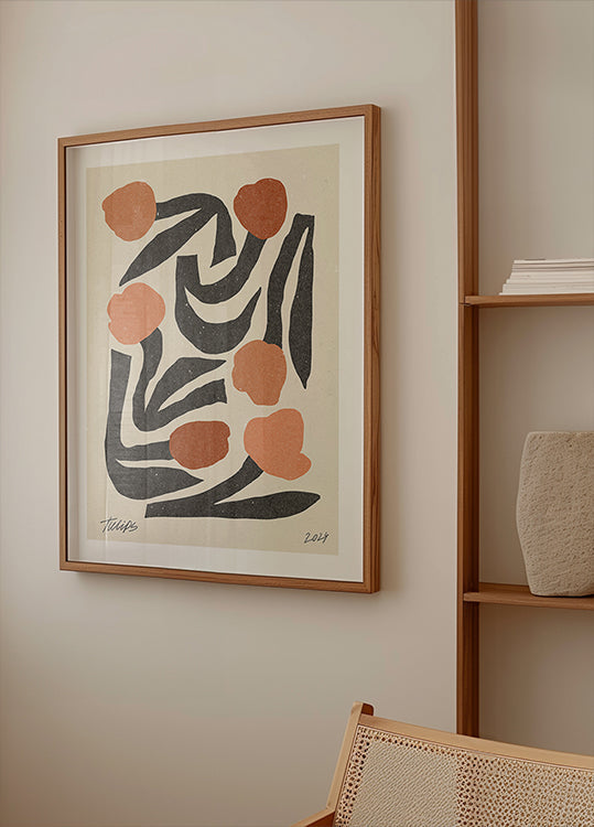 Fleur moderne 03 Poster