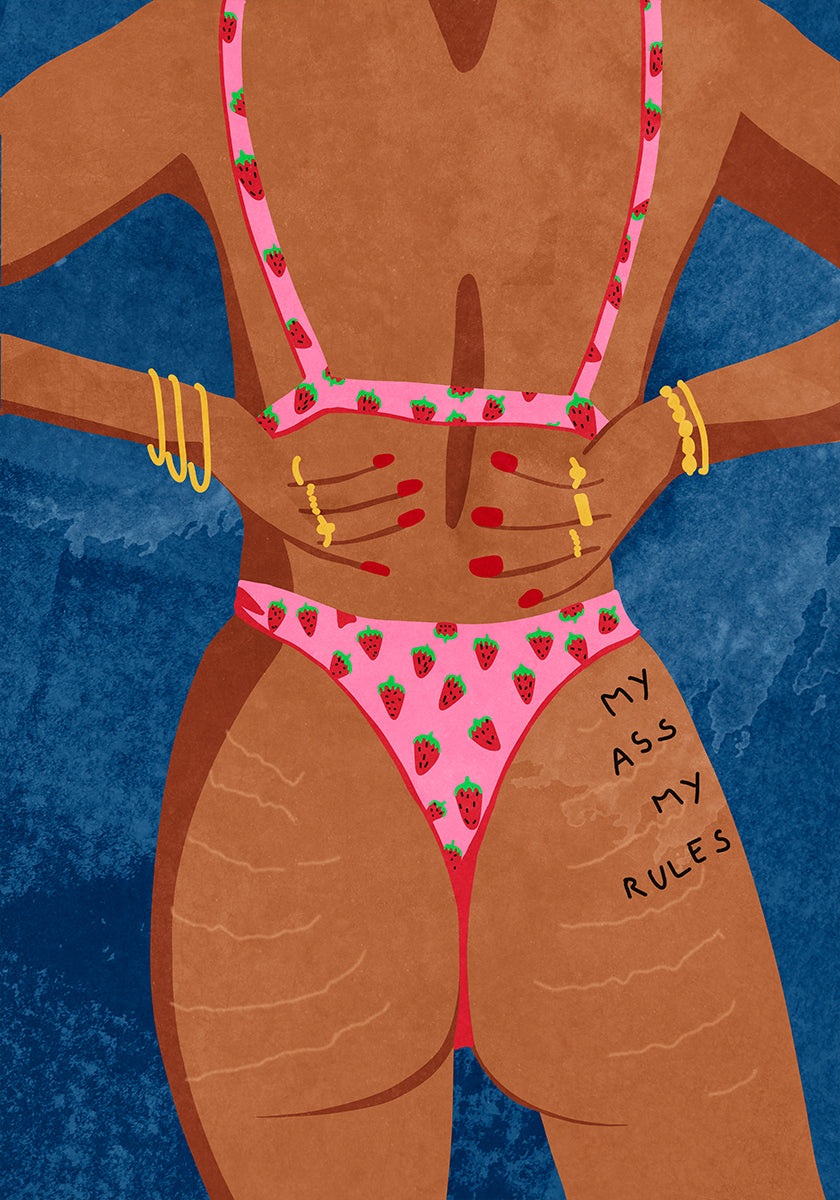 Mon cul mes règles Poster