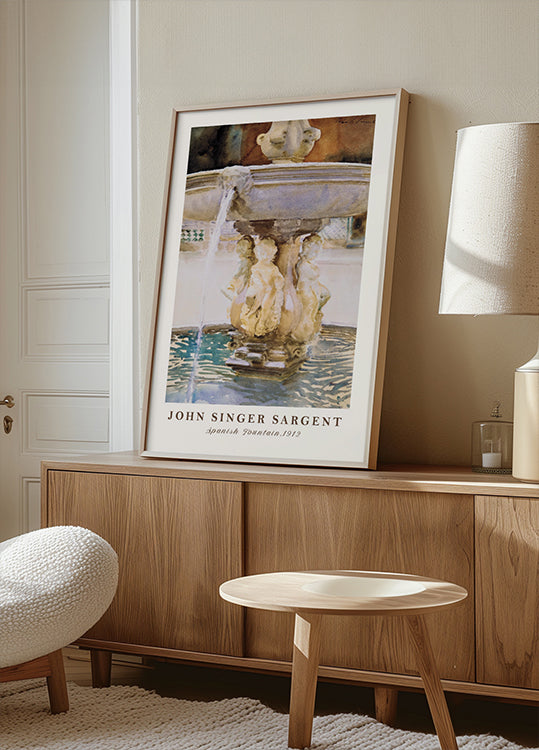 John Singer Sargent, Spanish Fountain Plakat - Posterbox.dk