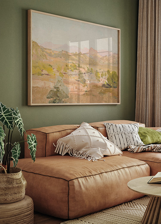 Olympia Landscape from Greece Plakat - Posterbox.dk