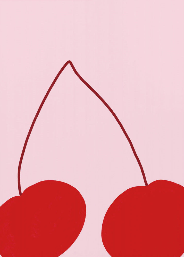 Délice duo de cerises Poster