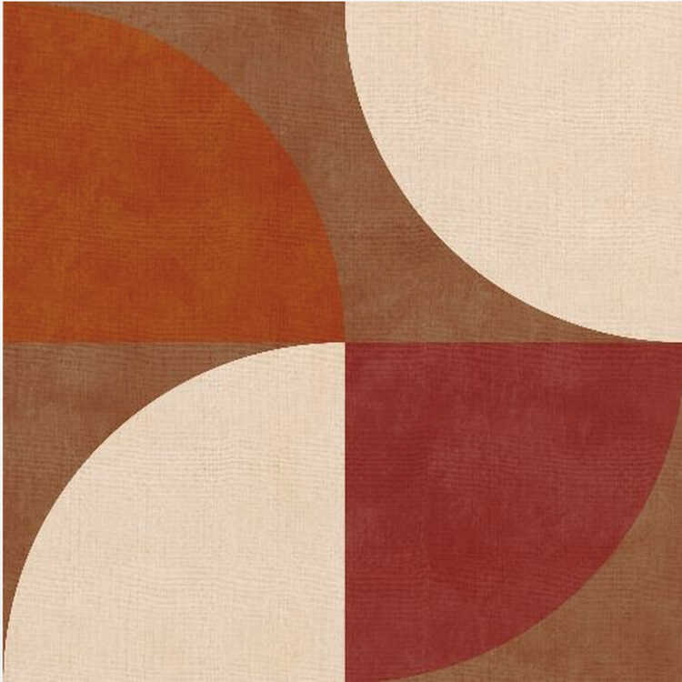 Automne Mid Century Earthy 13 Poster