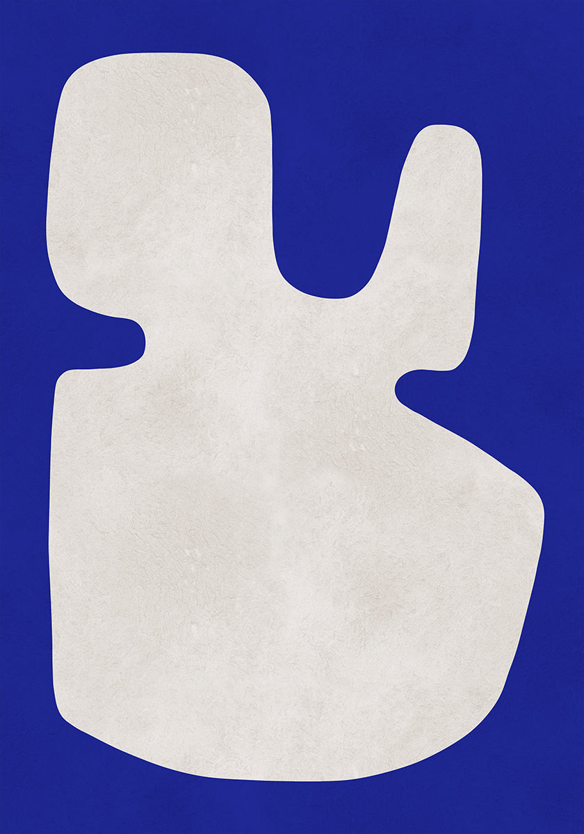 Blue and white art 4 (NEW) - Posterbox