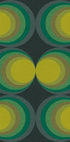 Retro Gradient Circles Forest Green Sulphur (NEW) - Posterbox