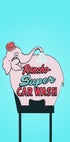 Pink Elephant Car Wash Vintage Sign (NEW) - Posterbox
