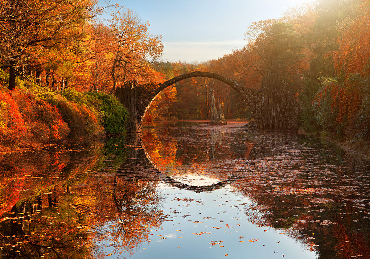 Lac d'automne Poster