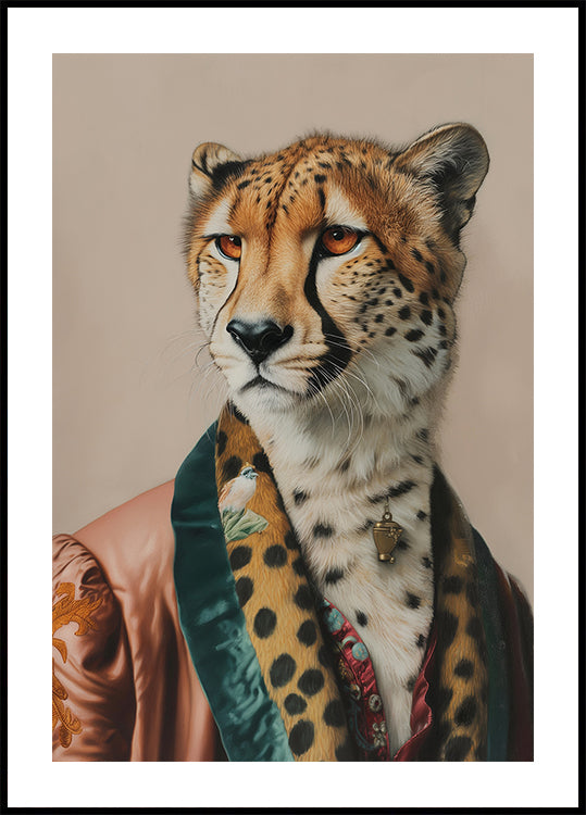 Sir Cheetah In Vintage Clothing (NEW) - Posterbox