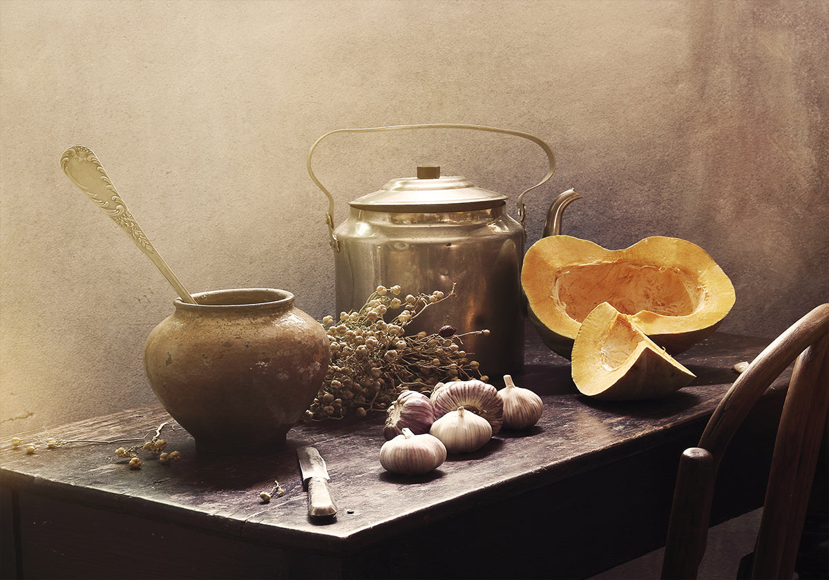 Nature morte avec des citrouilles # 15c Poster
