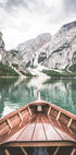 Affiche paisible du lac Braies - Posterbox.no
