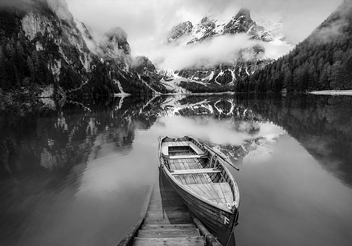 Un blanc et un noir Poster