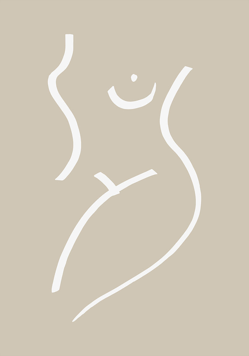 Sable de croquis de corps Poster
