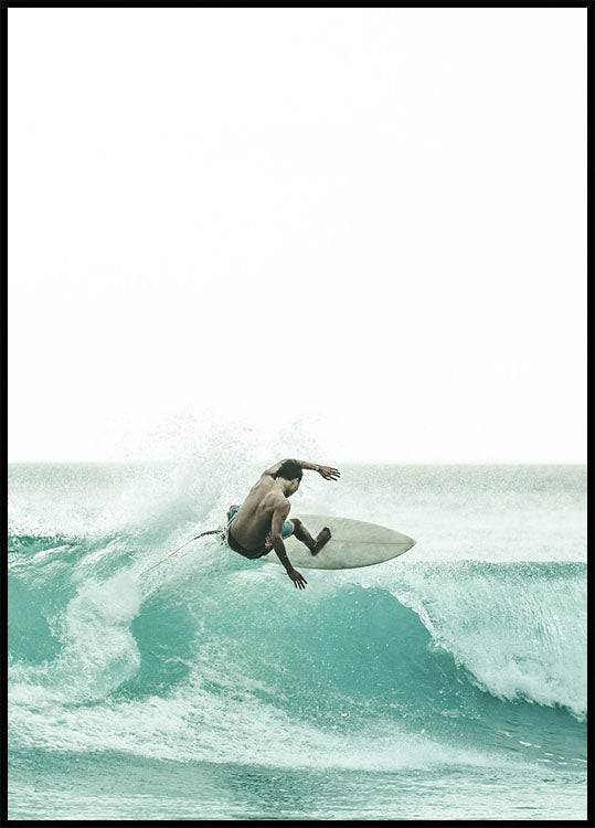 Surfer Surfing Plakat - Posterbox.no