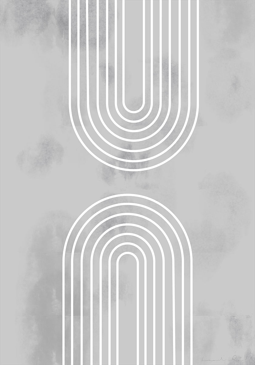 Arches dans la glace Poster