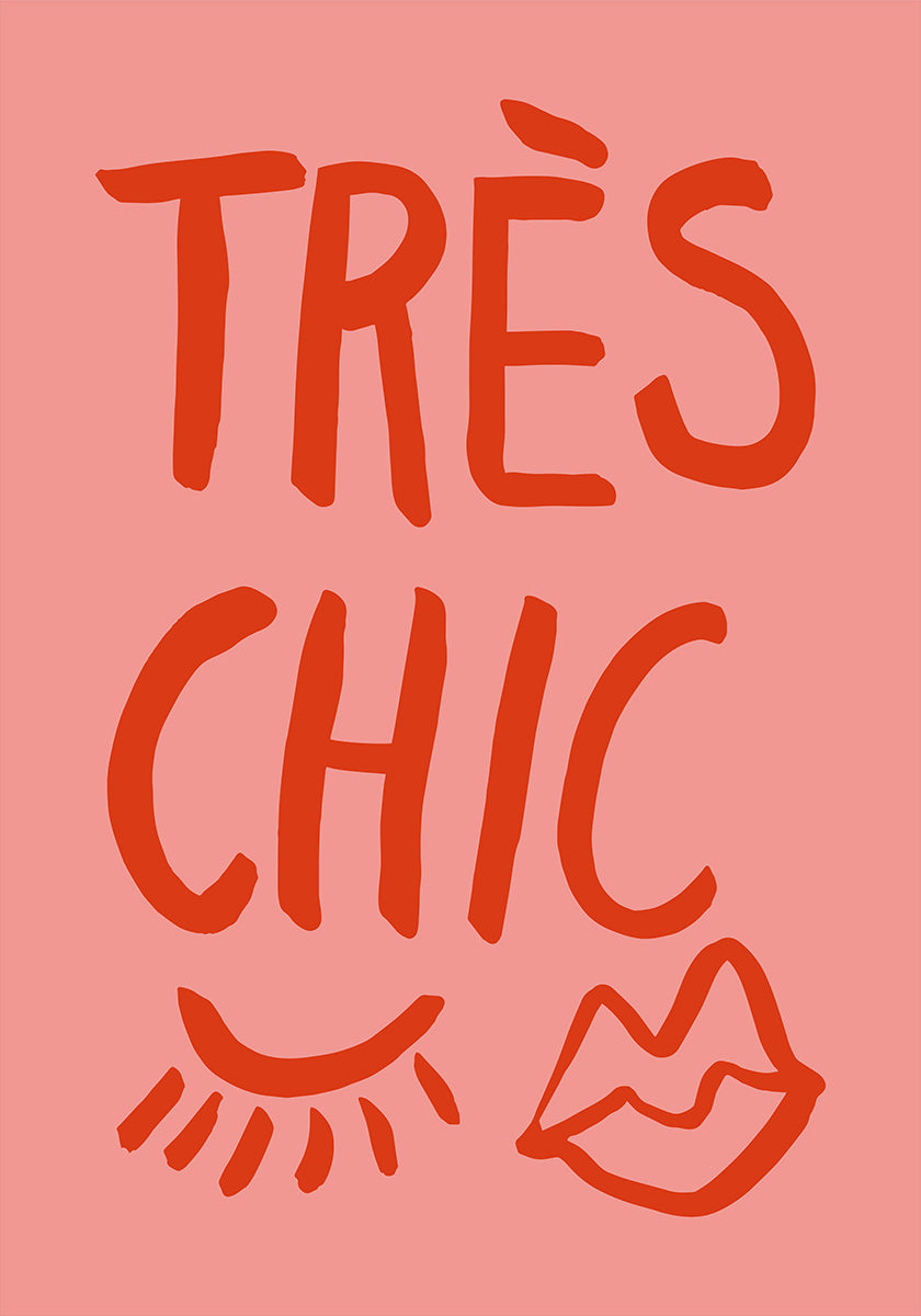 Rose Très Chic Poster