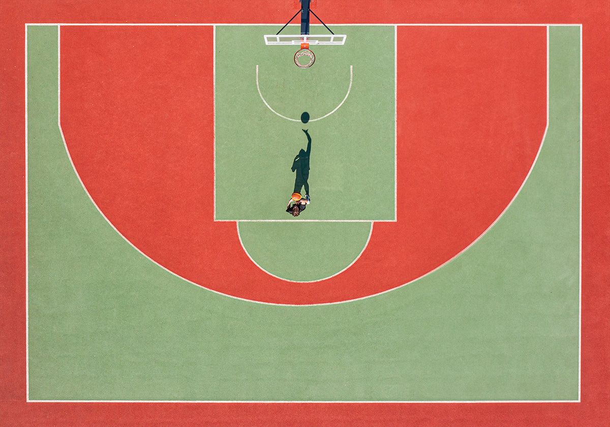 Basket-ball de l'ombre Poster