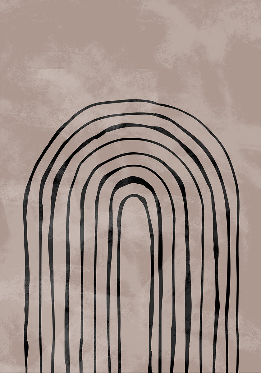Arche à sens unique noir No.4 Poster