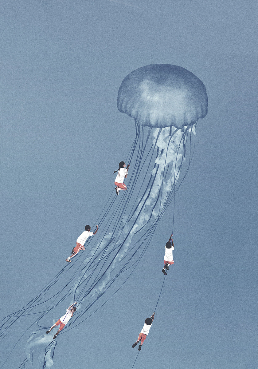 Nous sommes rentrés à la maison en souriant Poster