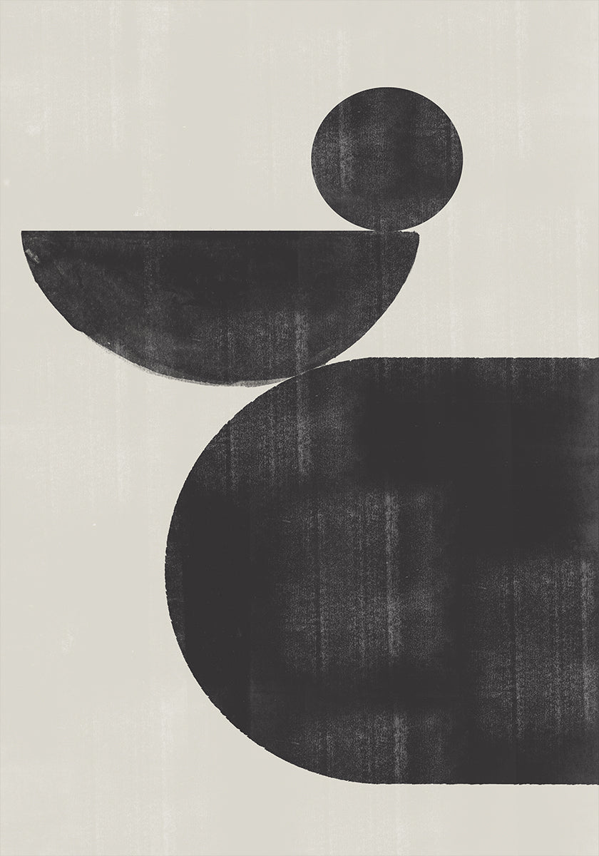 Harmonie géométrique Poster