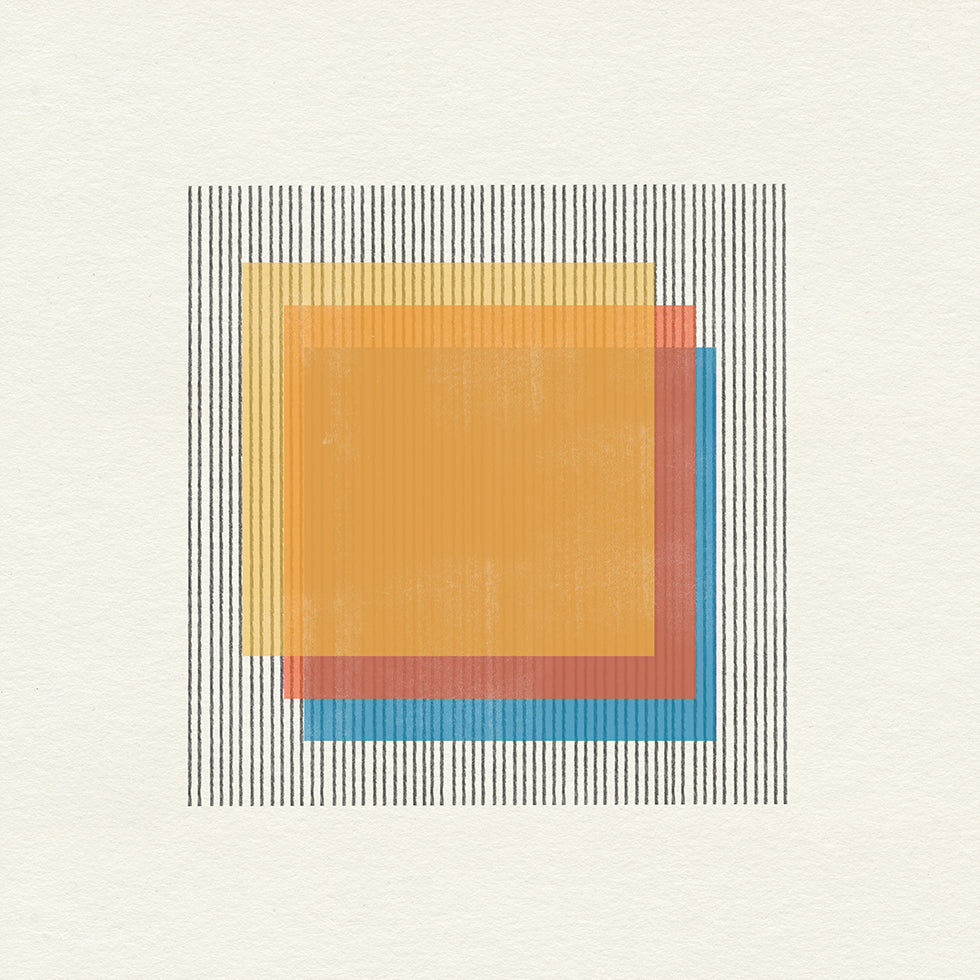 Illusions colorées Poster