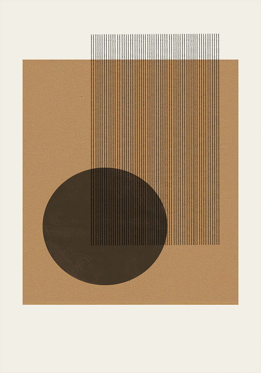 Harmonie géométrique Poster