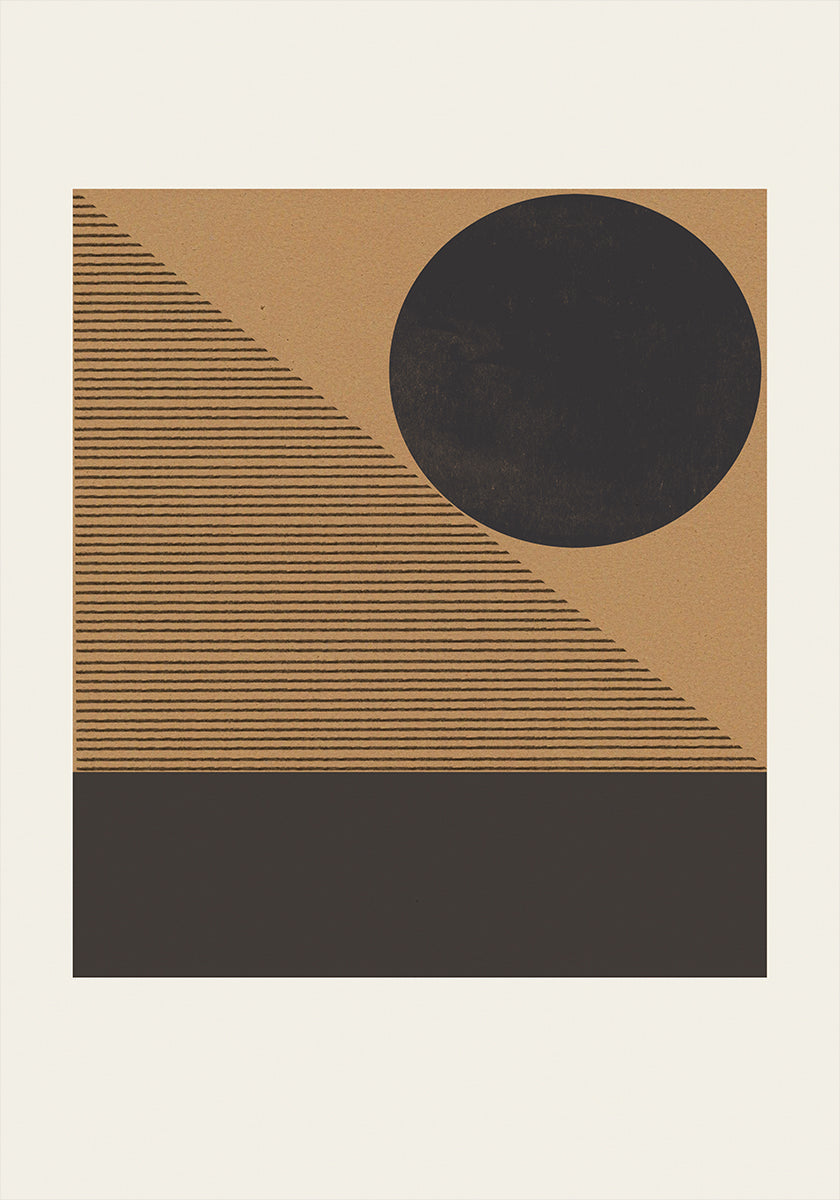Éclipse géométrique Poster