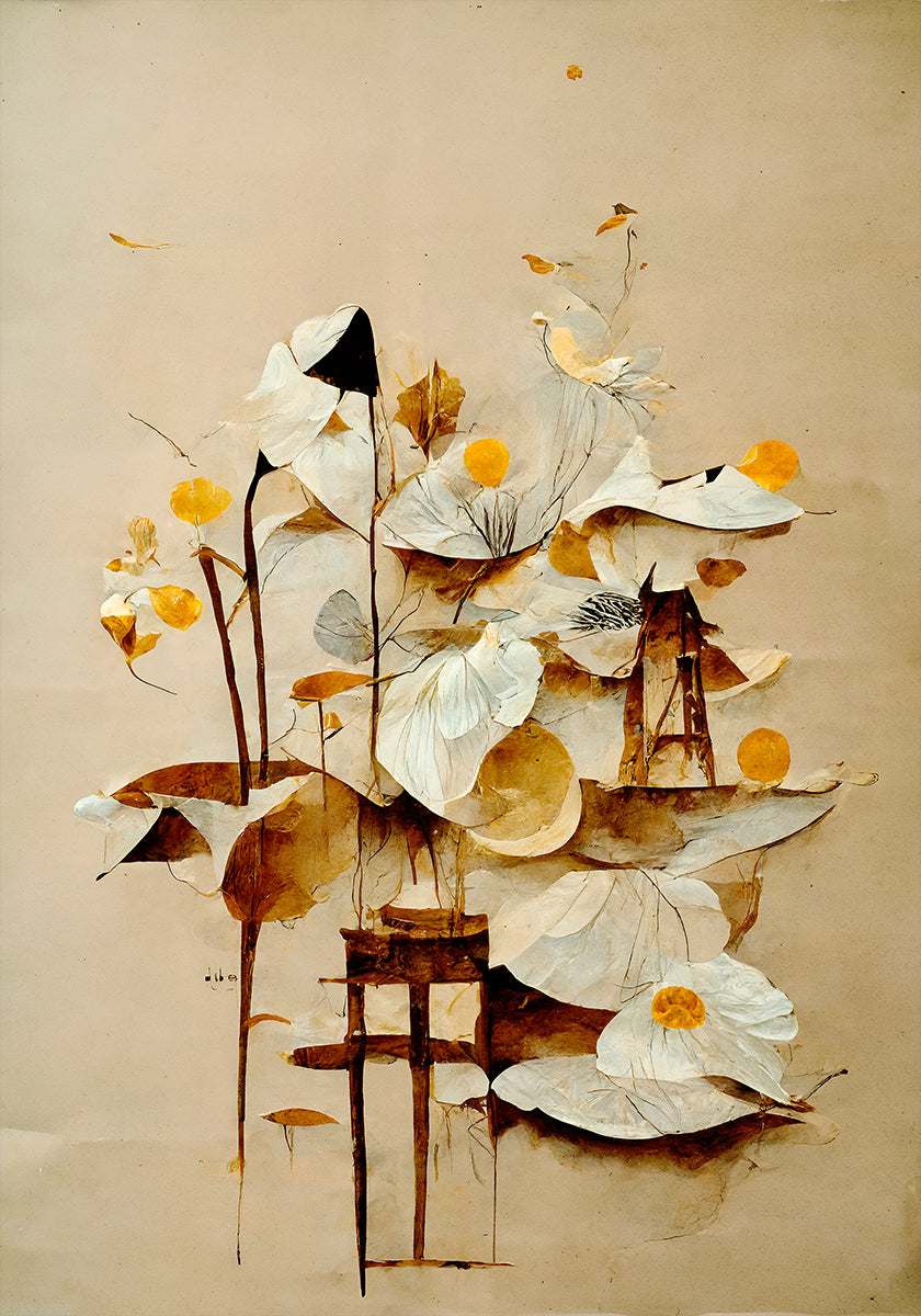 Sérénité fleurie Poster