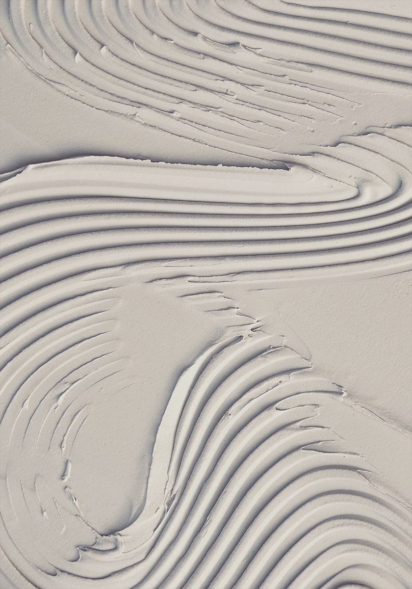 Texture de boue 14 Beige Poster