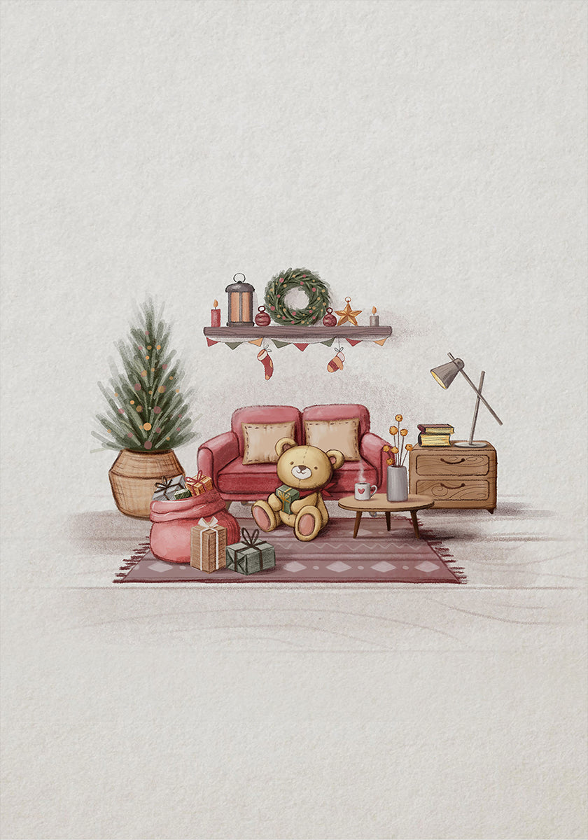 Affiche de chambre confortable