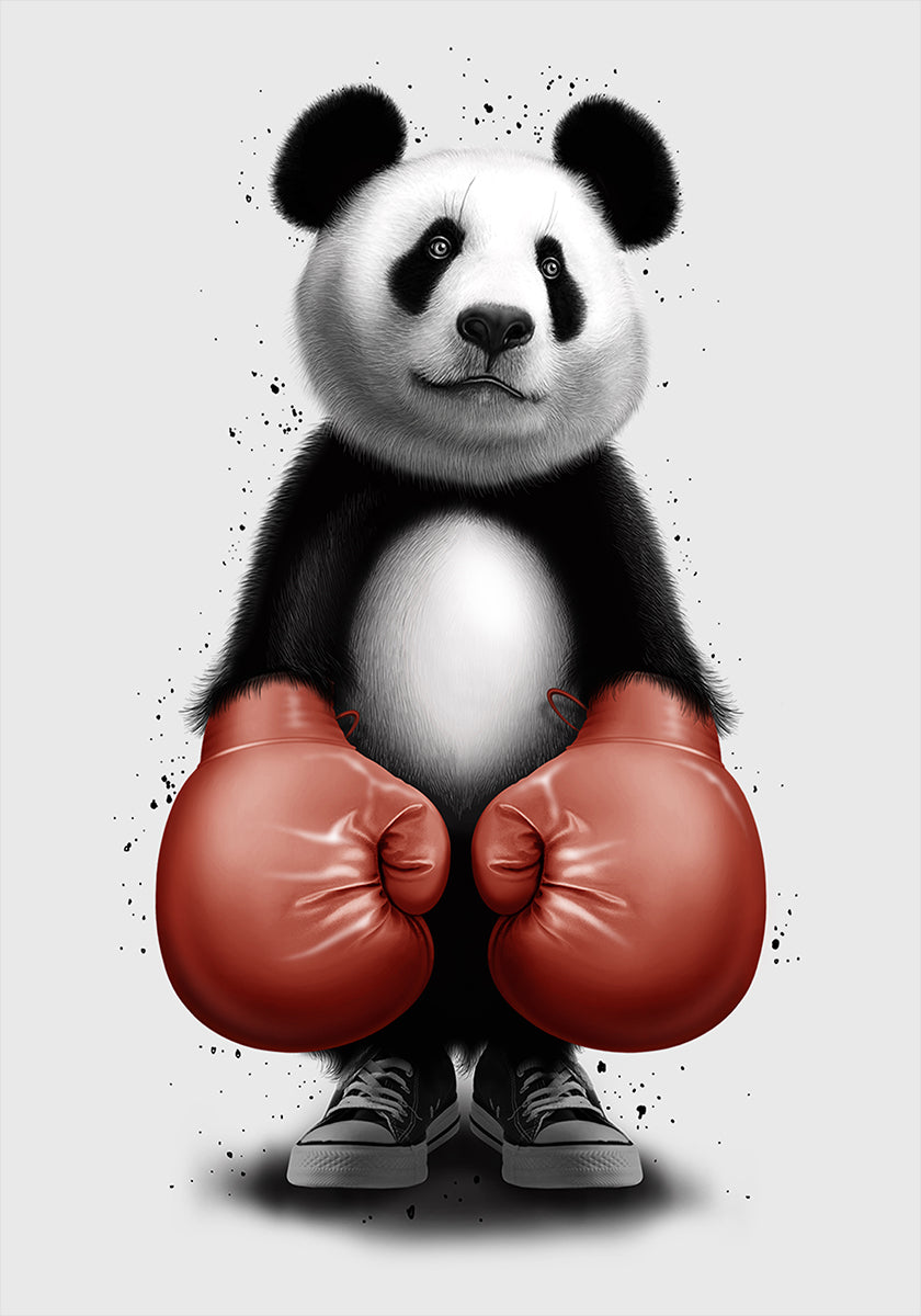 PANDA BOXEUR Poster