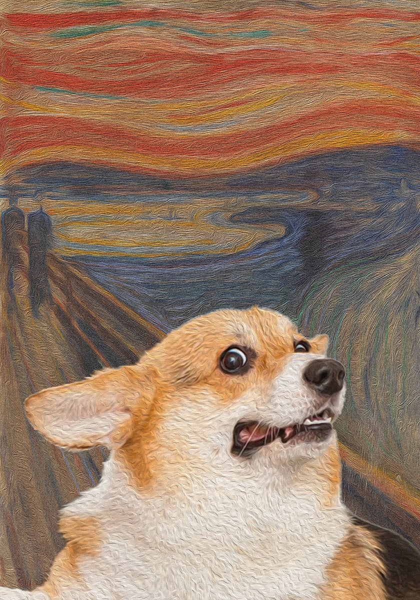 Le Woof Poster
