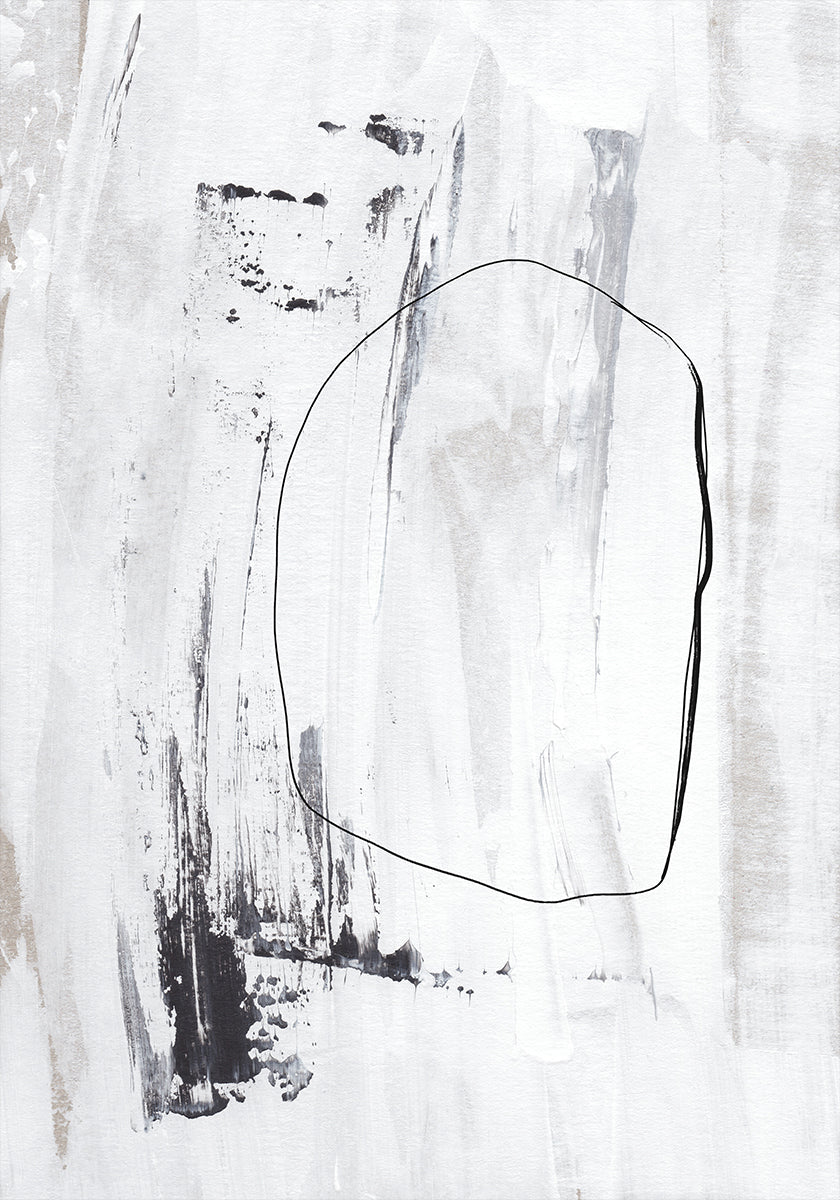 Des traits noirs et un contour délicat