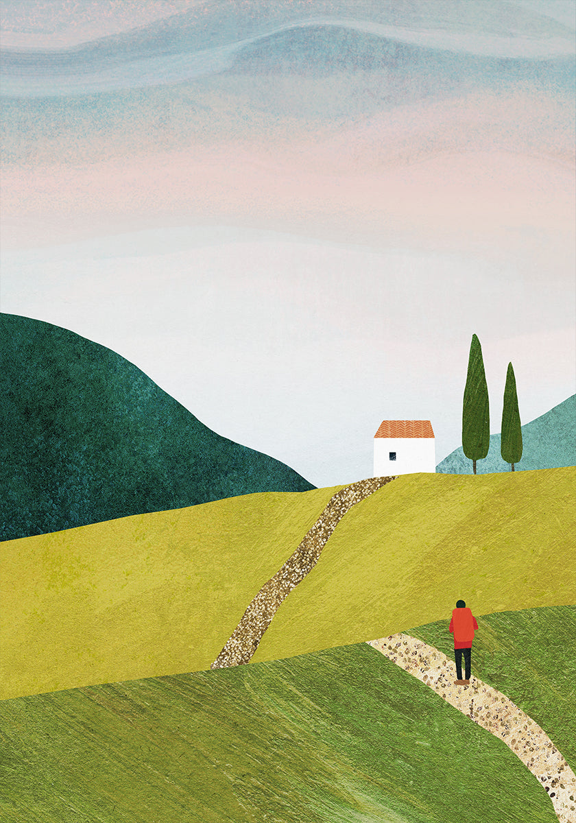 Marcher à la maison Poster