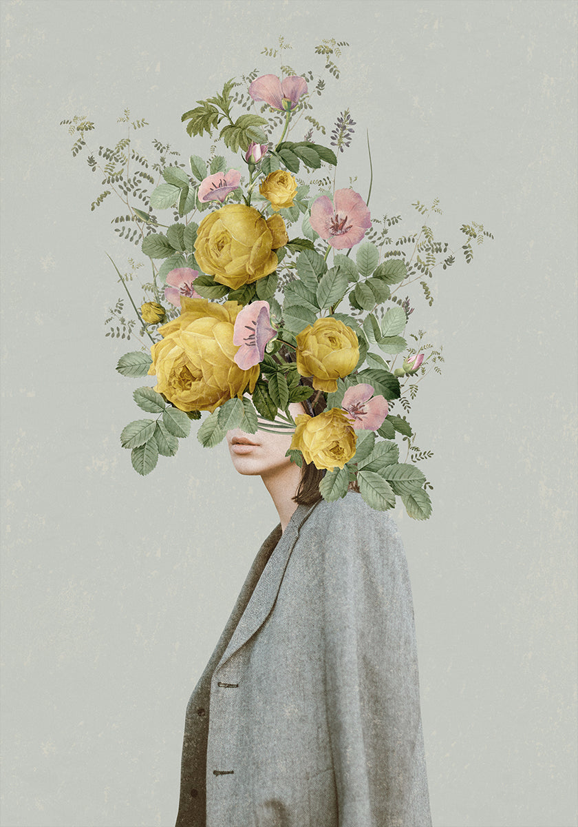 Bouquet jaune Poster