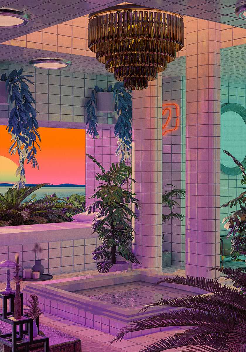 Piscine Vaporwave