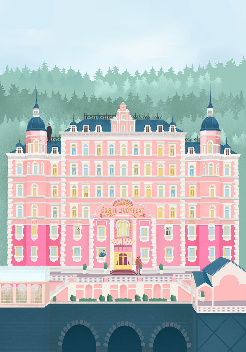 L’hôtel Grand Budapest Poster