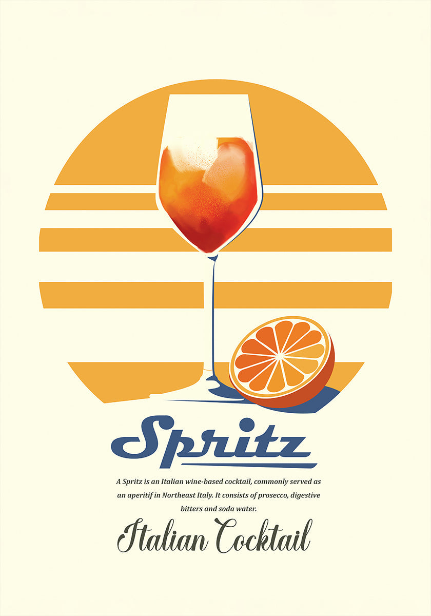 Impression d'été Spritz Poster