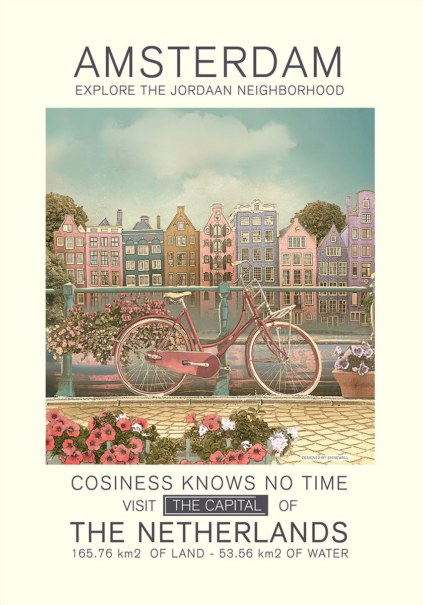 Impression d'Amsterdam Poster