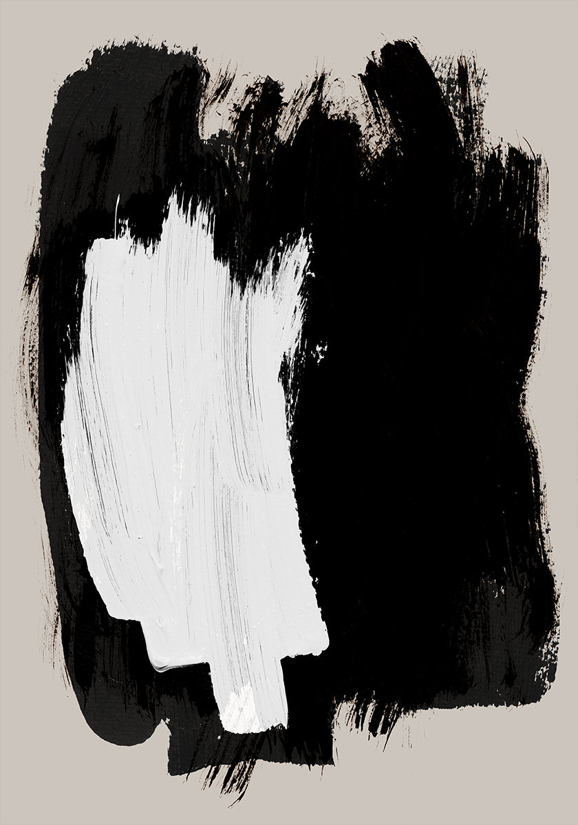 Brosse abstraite Poster