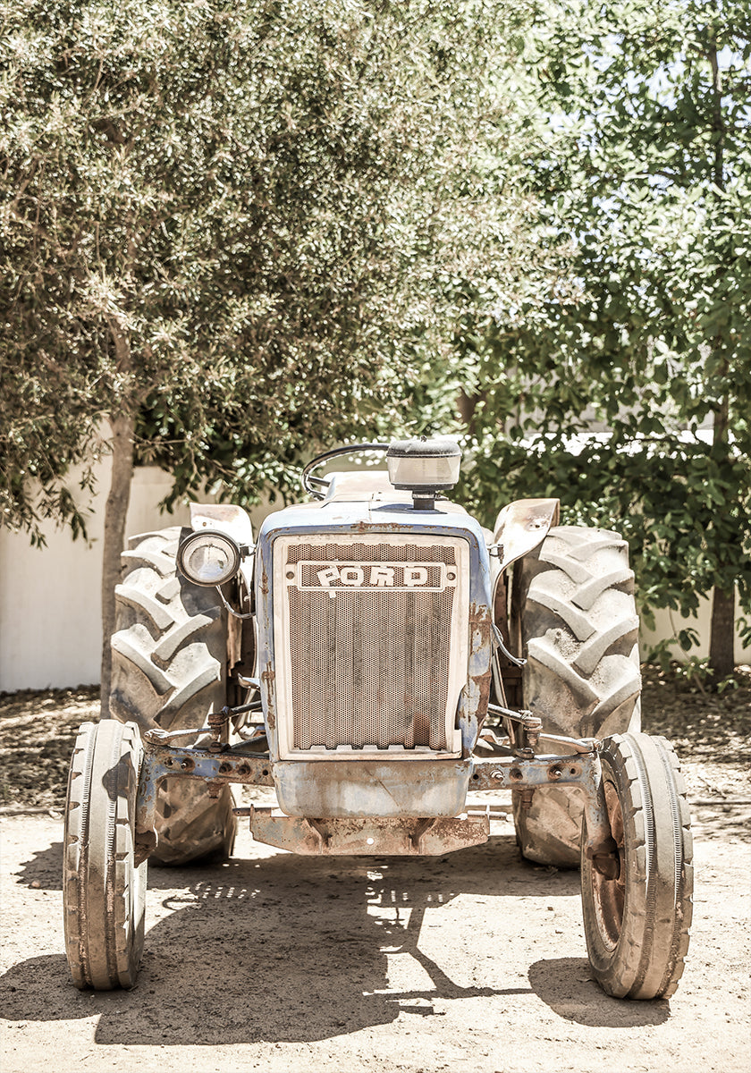 Scène de tracteur robuste Poster