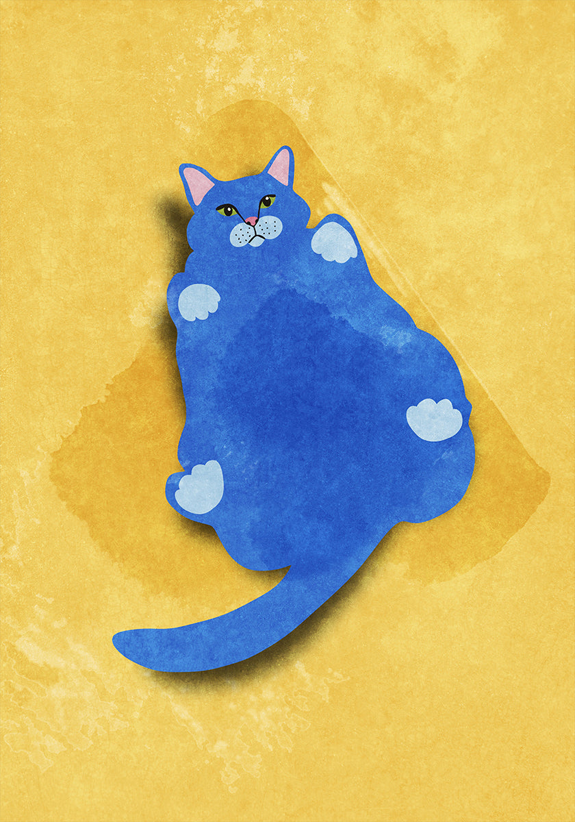 Gros chat Poster