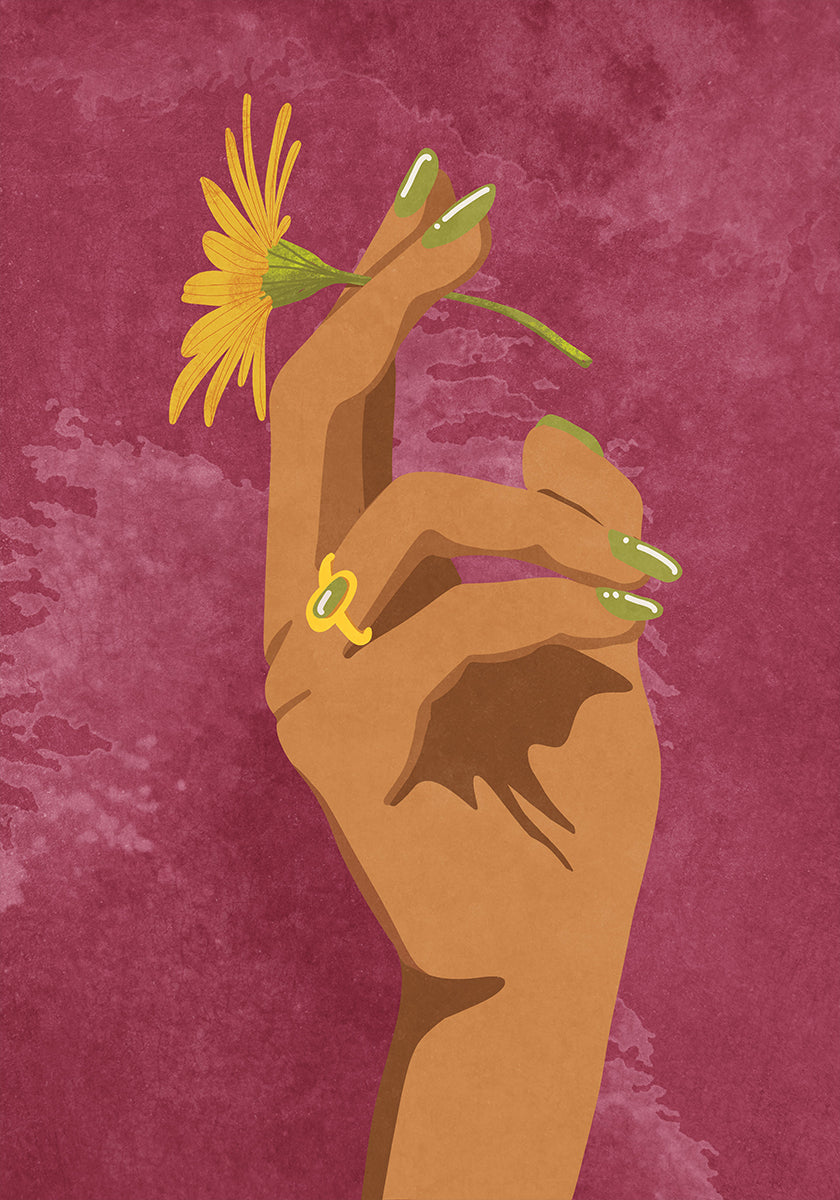 Fleur de fumer Poster