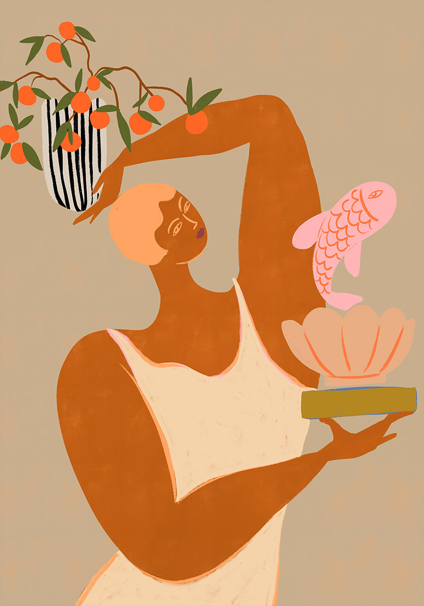 Poisson et oranges Poster