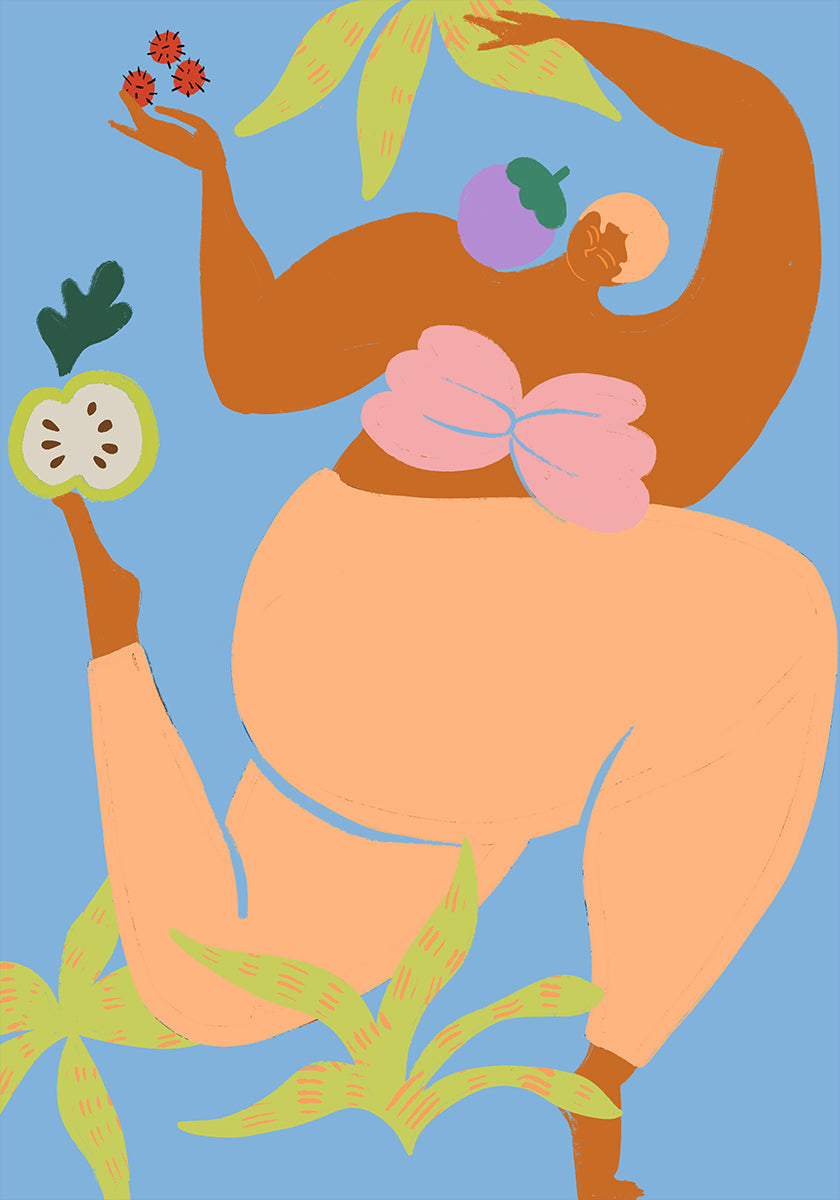 Course fruitée Poster