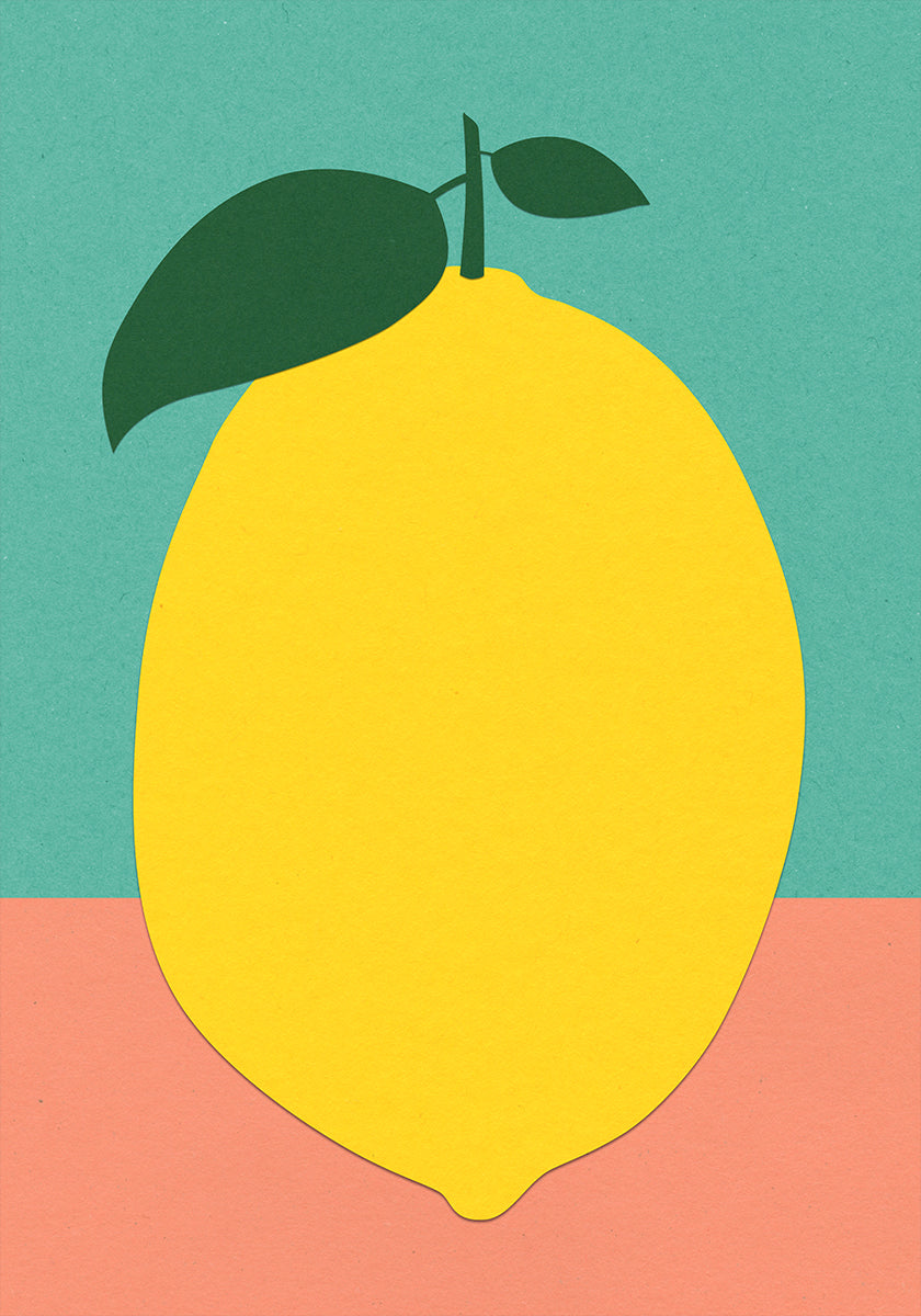 Citron à deux feuilles Poster