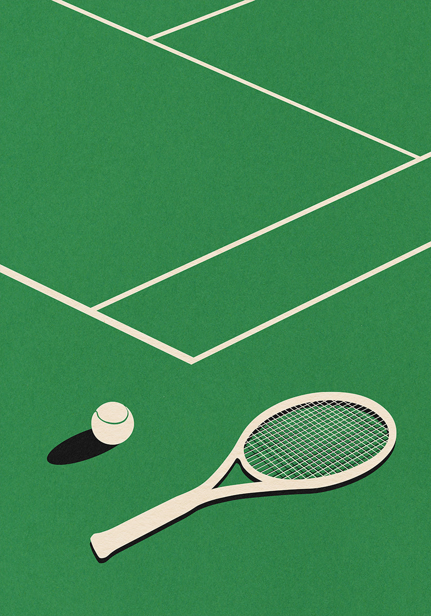 Club de tennis sur gazon Rosi Feist Poster