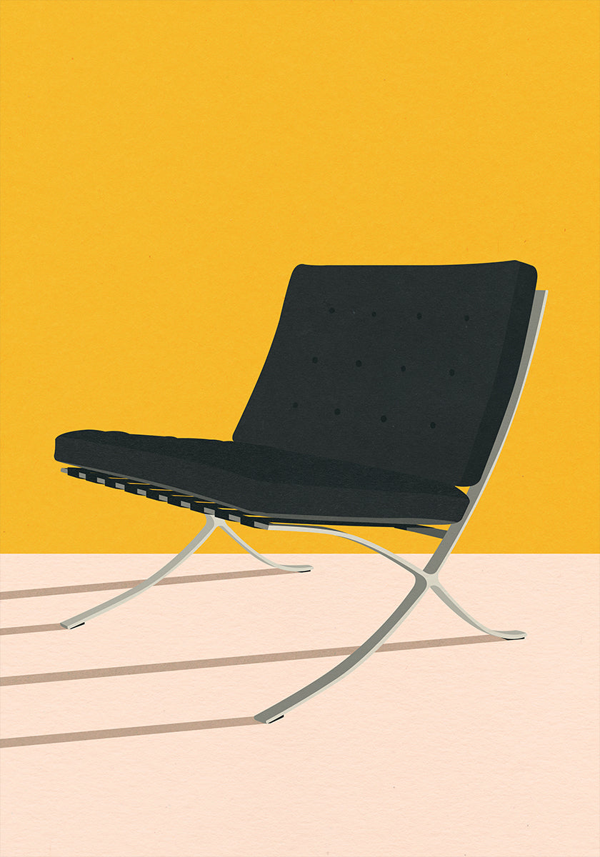 Chaise Barcelone Par Mies Van Der Rohe
