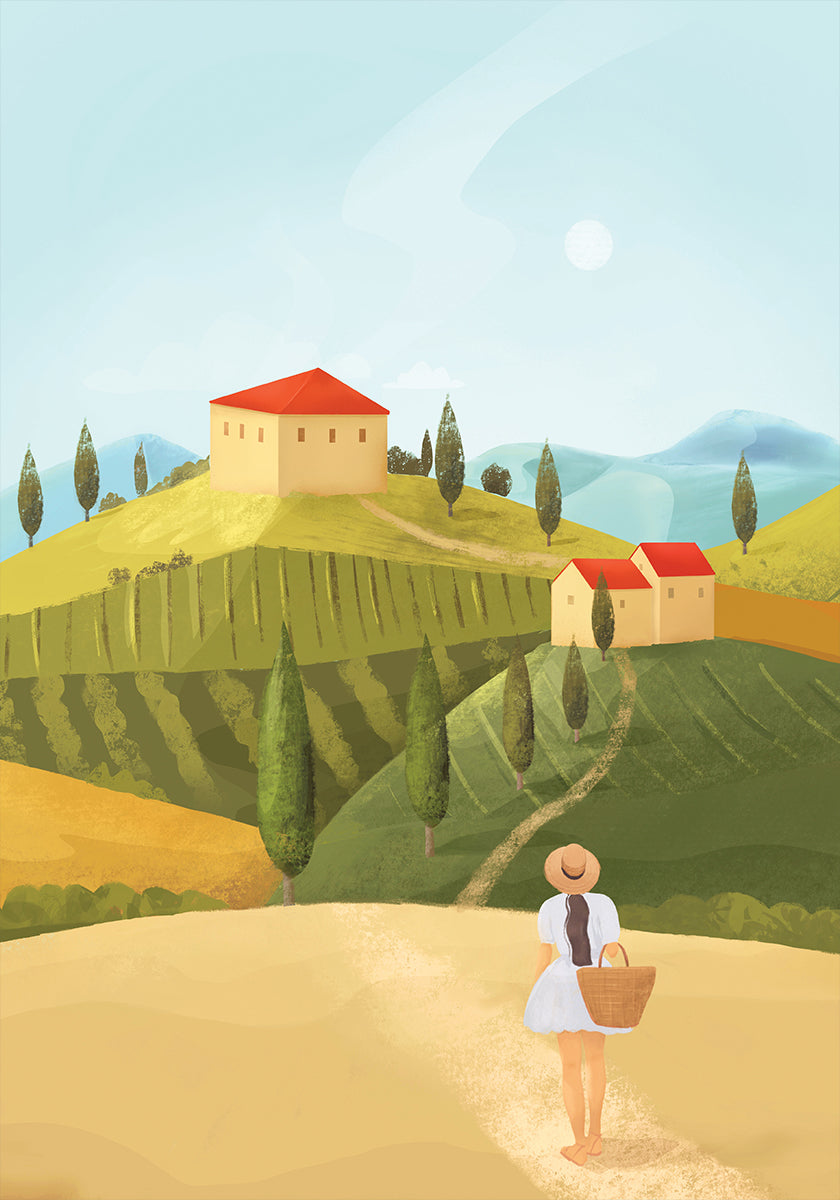 Toscane Poster