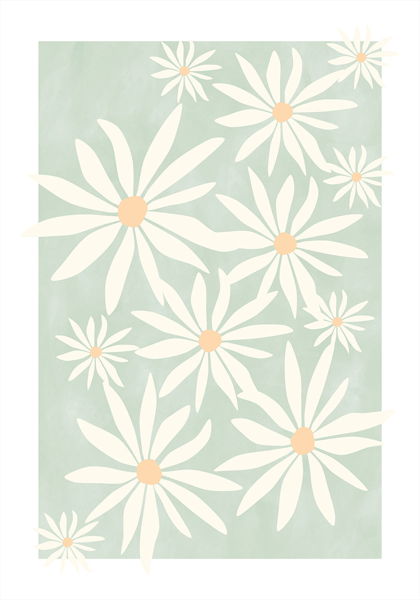 Pétales sur sauge Poster