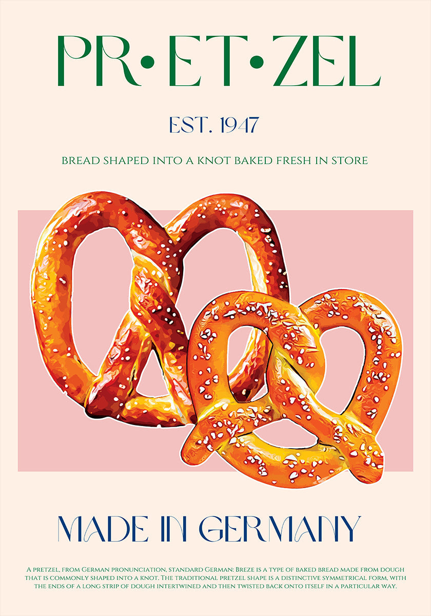 Délice de bretzel Poster