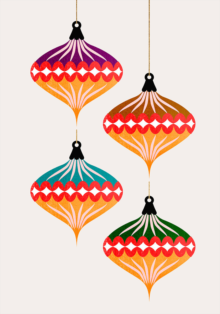 Boules de Noël (vers.3) Poster